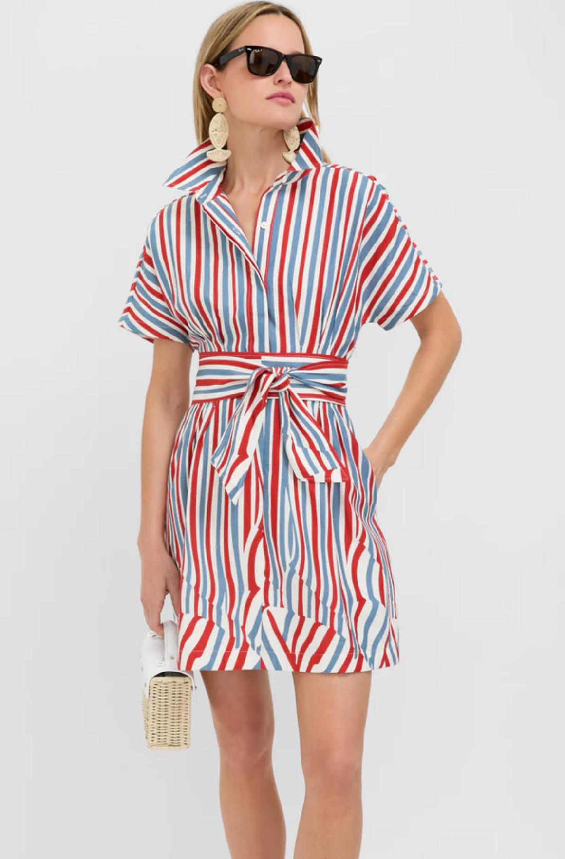 Tuckernuck Americana Stripe Mini Callie Dress size S