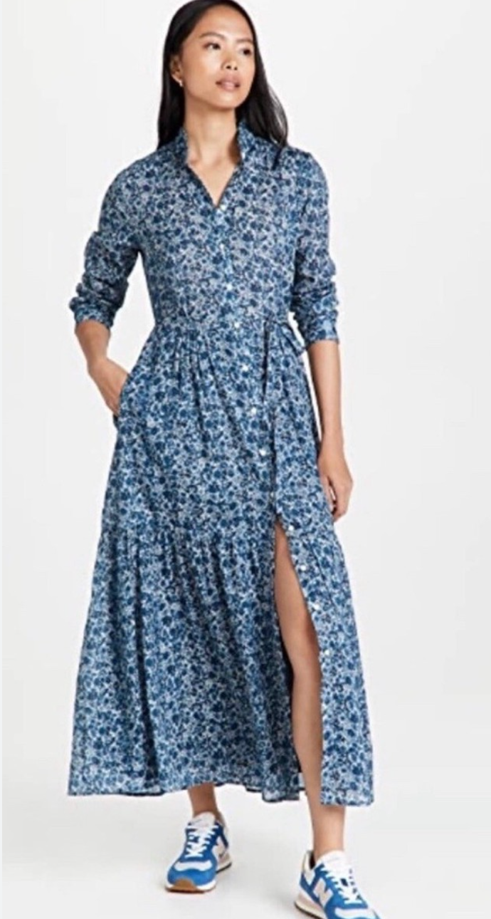Trovata Birds of Paradis Mamie Long Maxi Dress size L