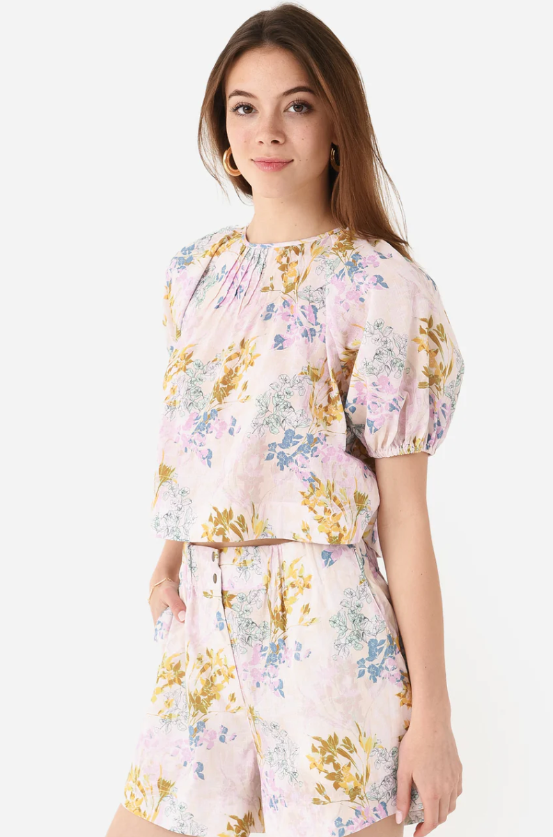 Hunter Bell Claudia Top and Aspen Shorts set size 4/M