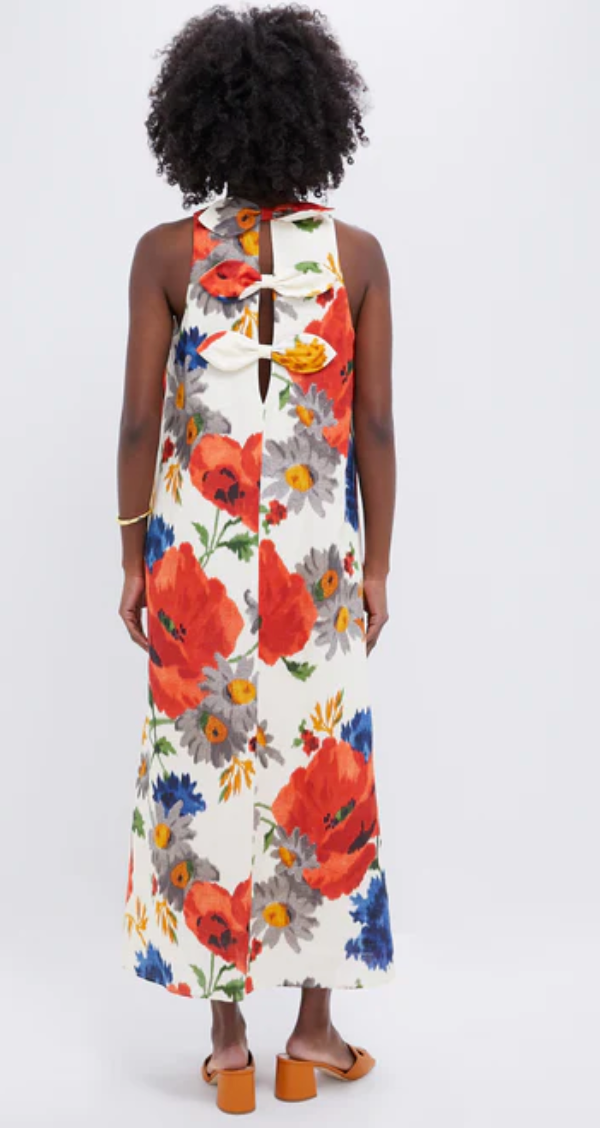 Tuckernuck Crimson Poppy Portia Dress size M