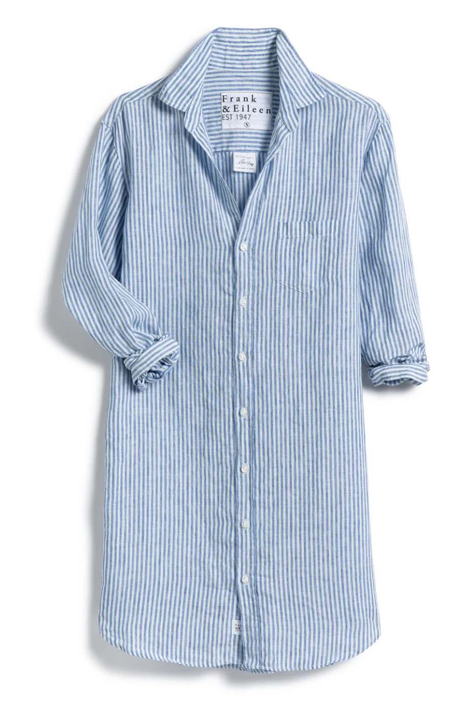 Frank and Eileen Linen Mary Striped Dress size L
