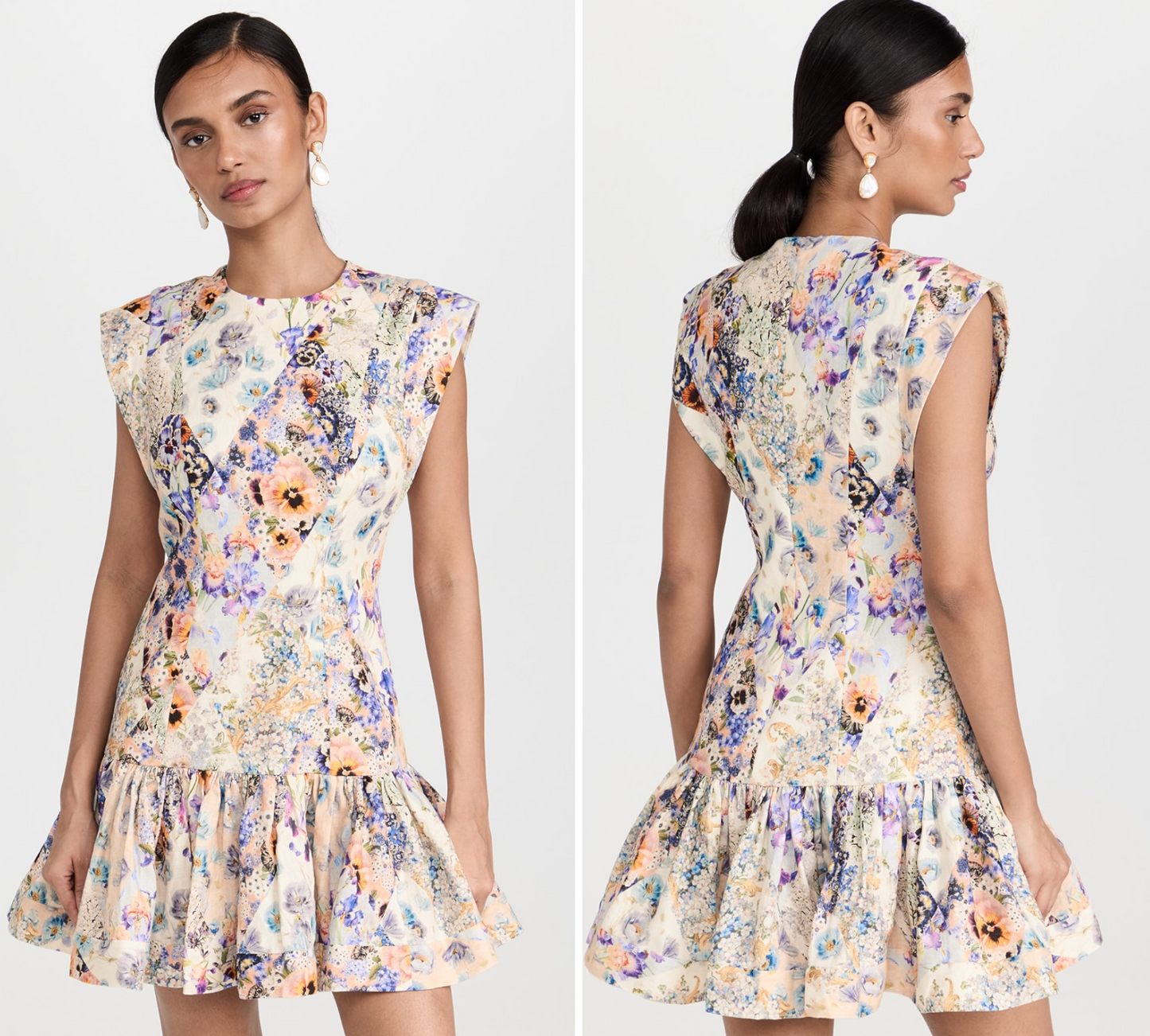 Zimmermann Tama Flounce Short Dress size US 4