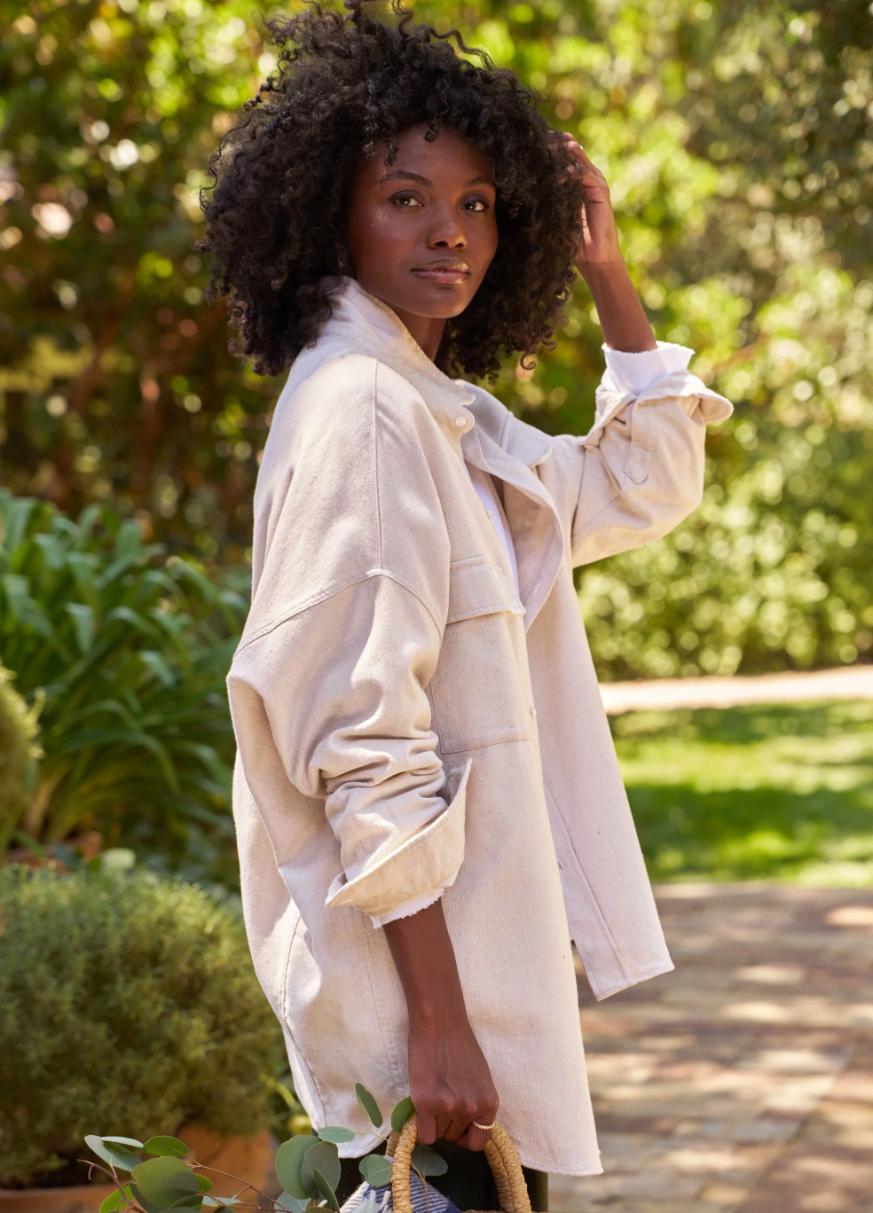 Frank and EileenMcLoghlin Natural, Italian Brushed Canvas size M/L
