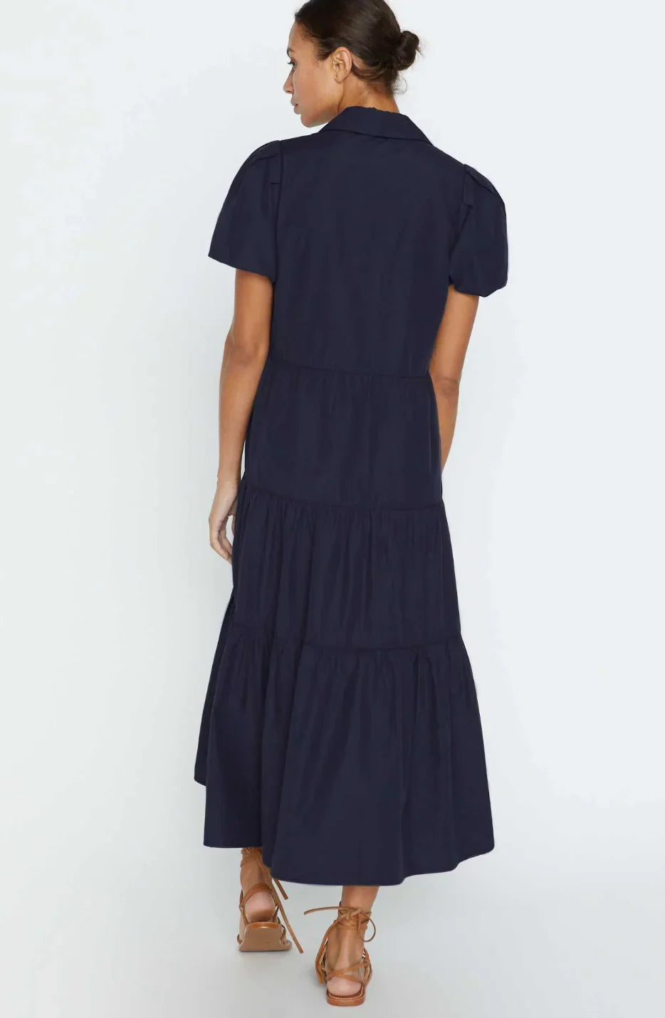 Brochu Walker Havana Midi Dress in Navy size S