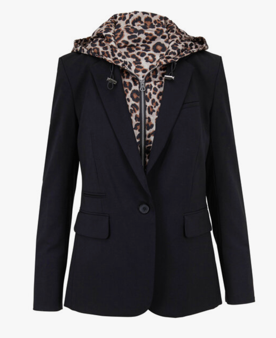 Veronica Beard Leopard Nylon Dickey size 00-14