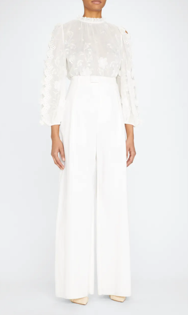 Zimmermann Rosa Embroidered Top size US 4