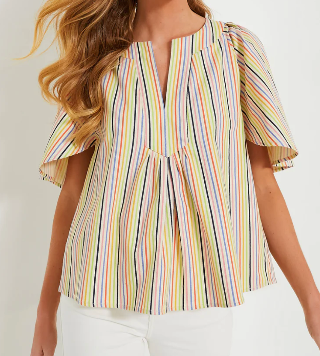 Pomander Place Flutter Sleeve Finley Top size S