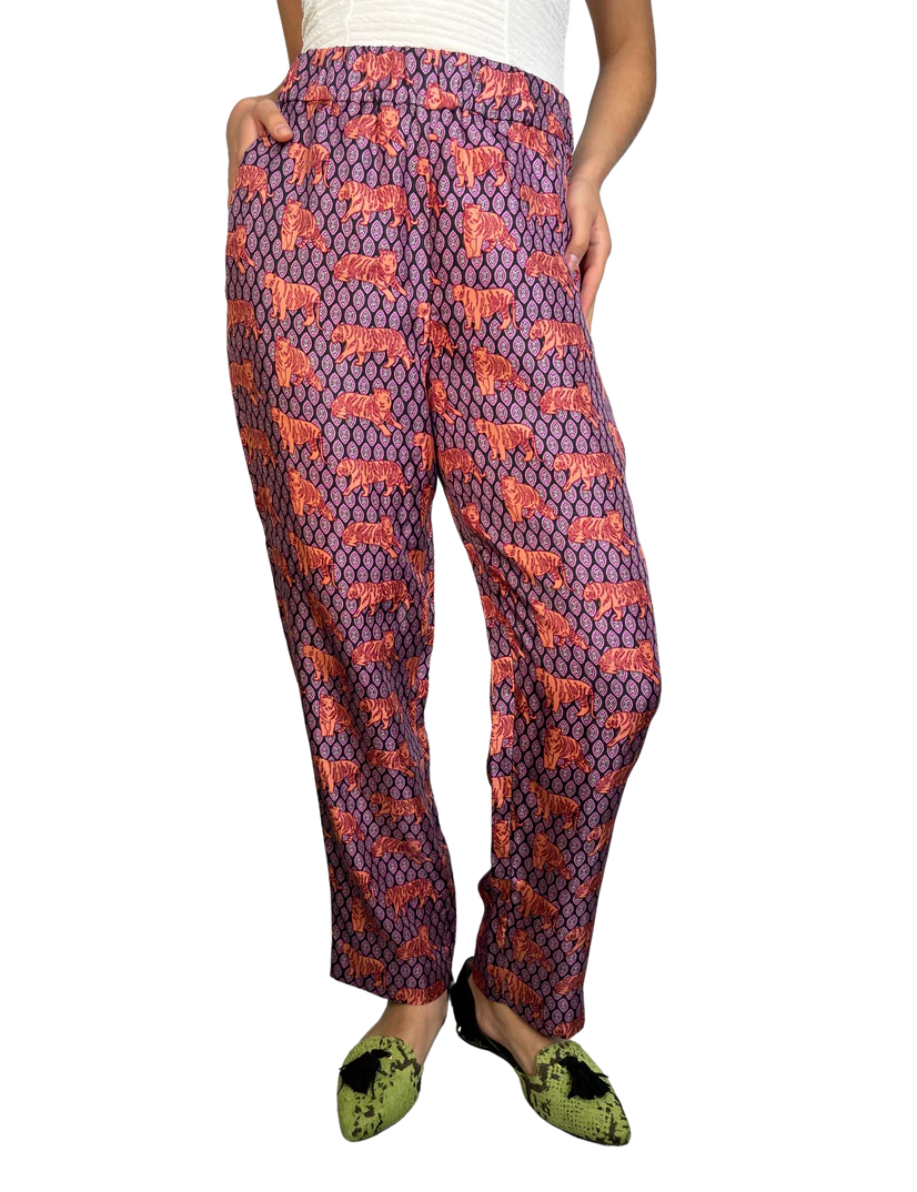 J. Crew Silk Pull On Pants size 12