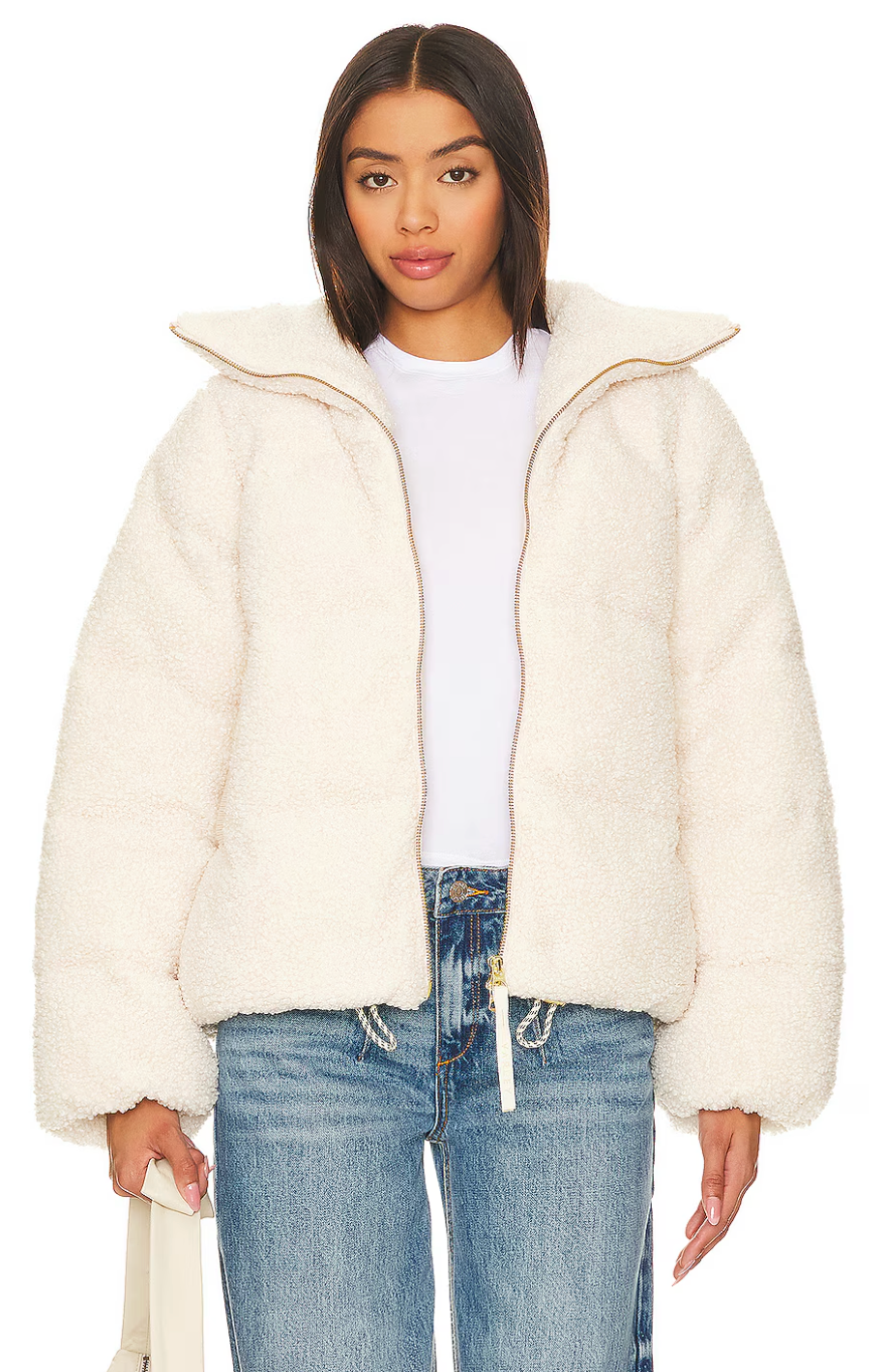 Varley Wilkins Sherpa Puffer Jacket size M