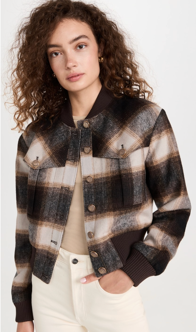 Veronica Beard Stanley Bomber Jacket size 8