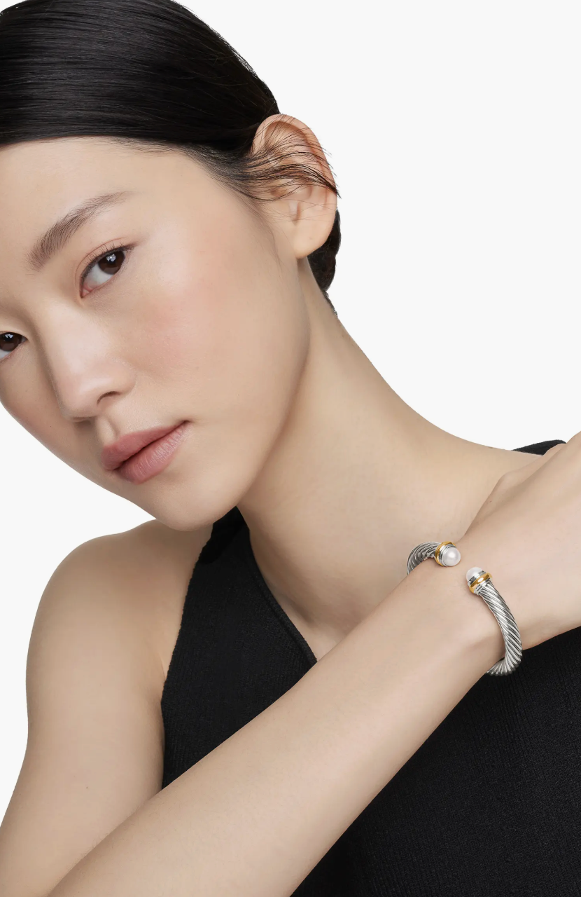 David Yurman 7mm Classic Cable Bracelet in Sterling Silver