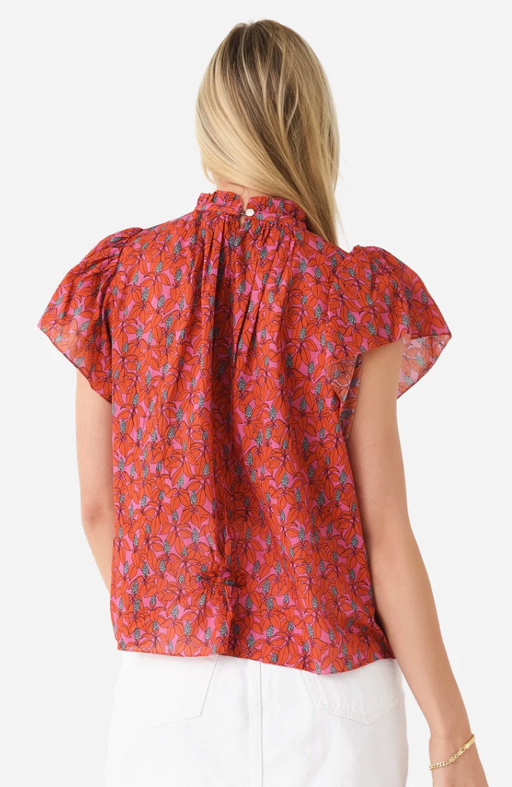 Trovata Birds of Paradis Carla Blouse size L