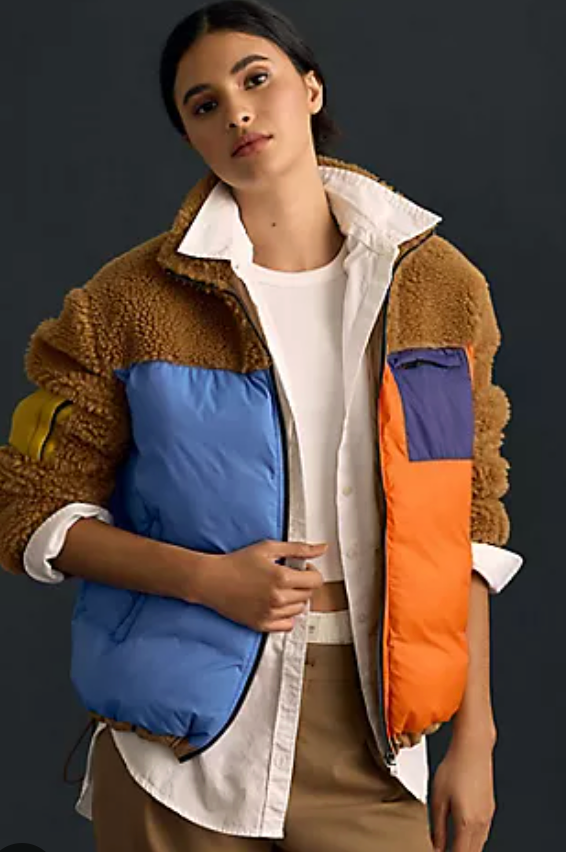 Kule Krispie Sherpa Puffer Jacket size M