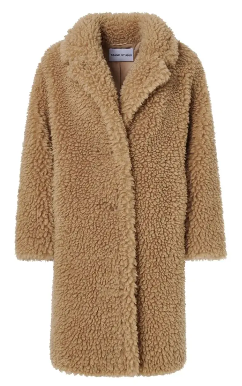 Stand Studio Anika Faux Fur Teddy Coat size 34 - US 2