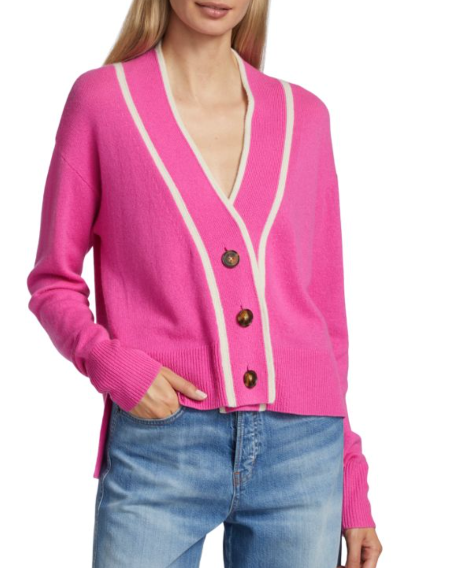 Veronica Beard Cashmere Cardigan size S