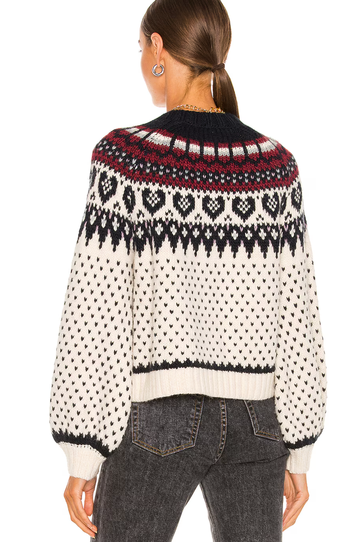 The Great The Heart Fair Isle Cardigan size S