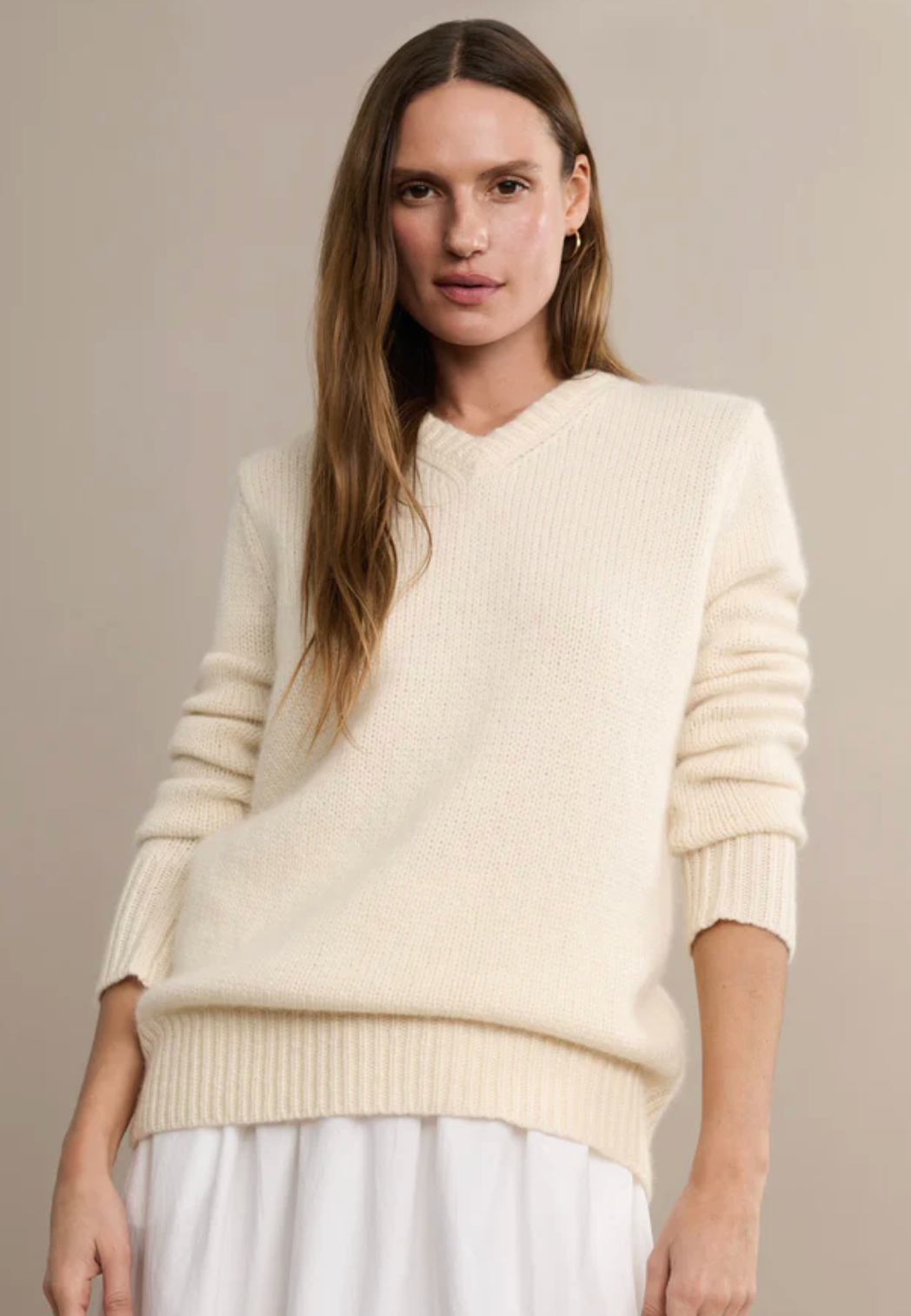 Jenni Kayne Cashmere Kate V-Neck Sweater size XS