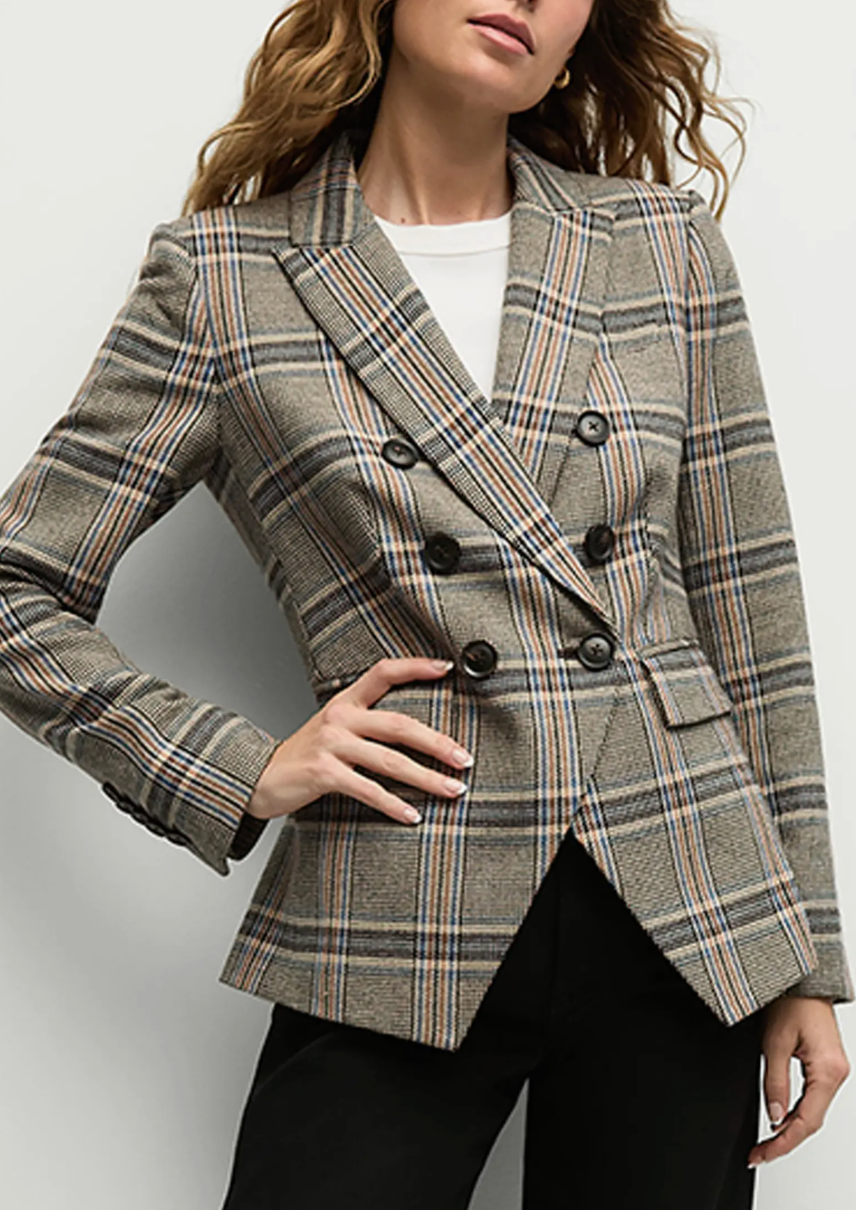 Veronica Beard Miller Herringbone Tweed Dickey Jacket size 2