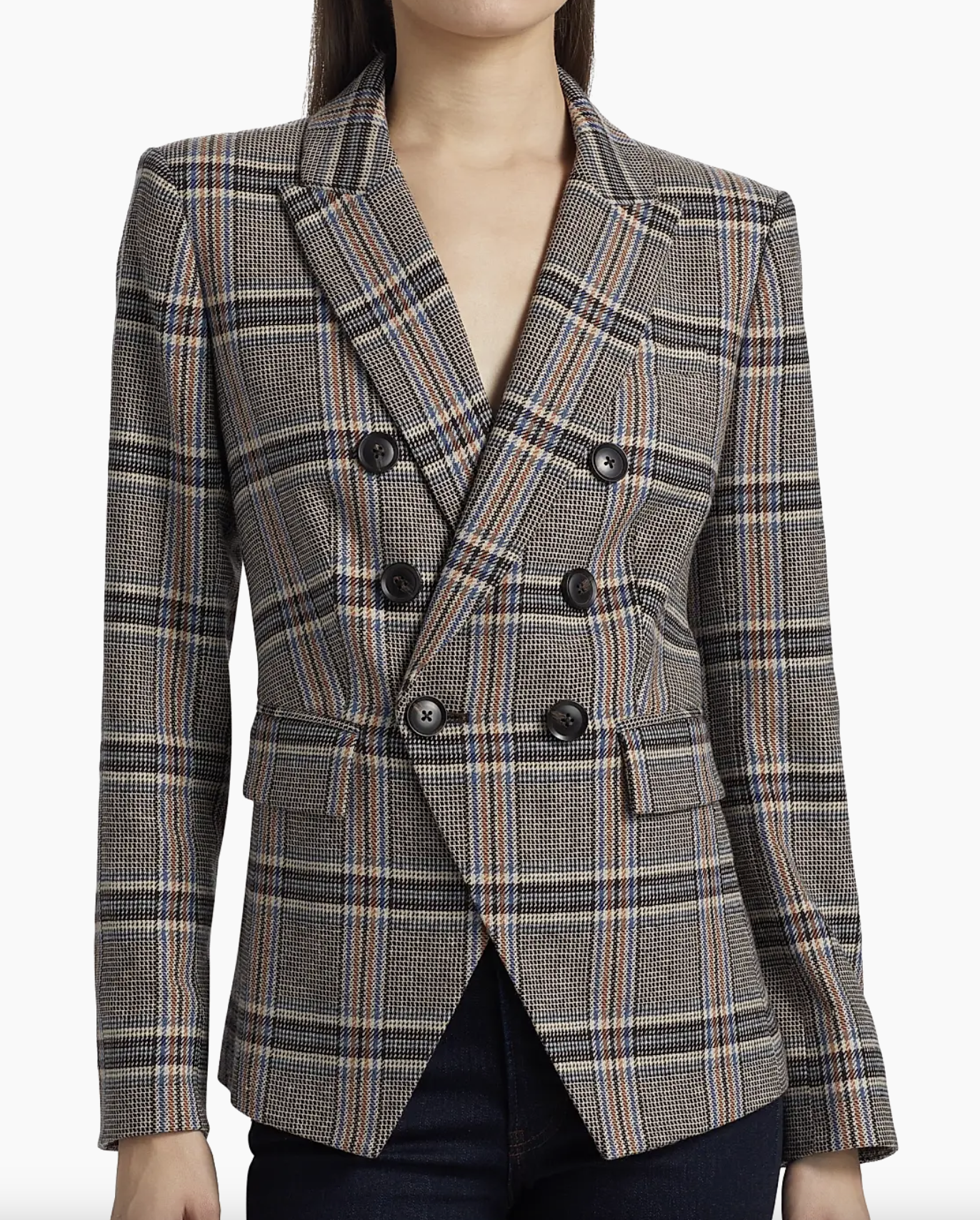 Veronica Beard Miller Herringbone Tweed Dickey Jacket size 2