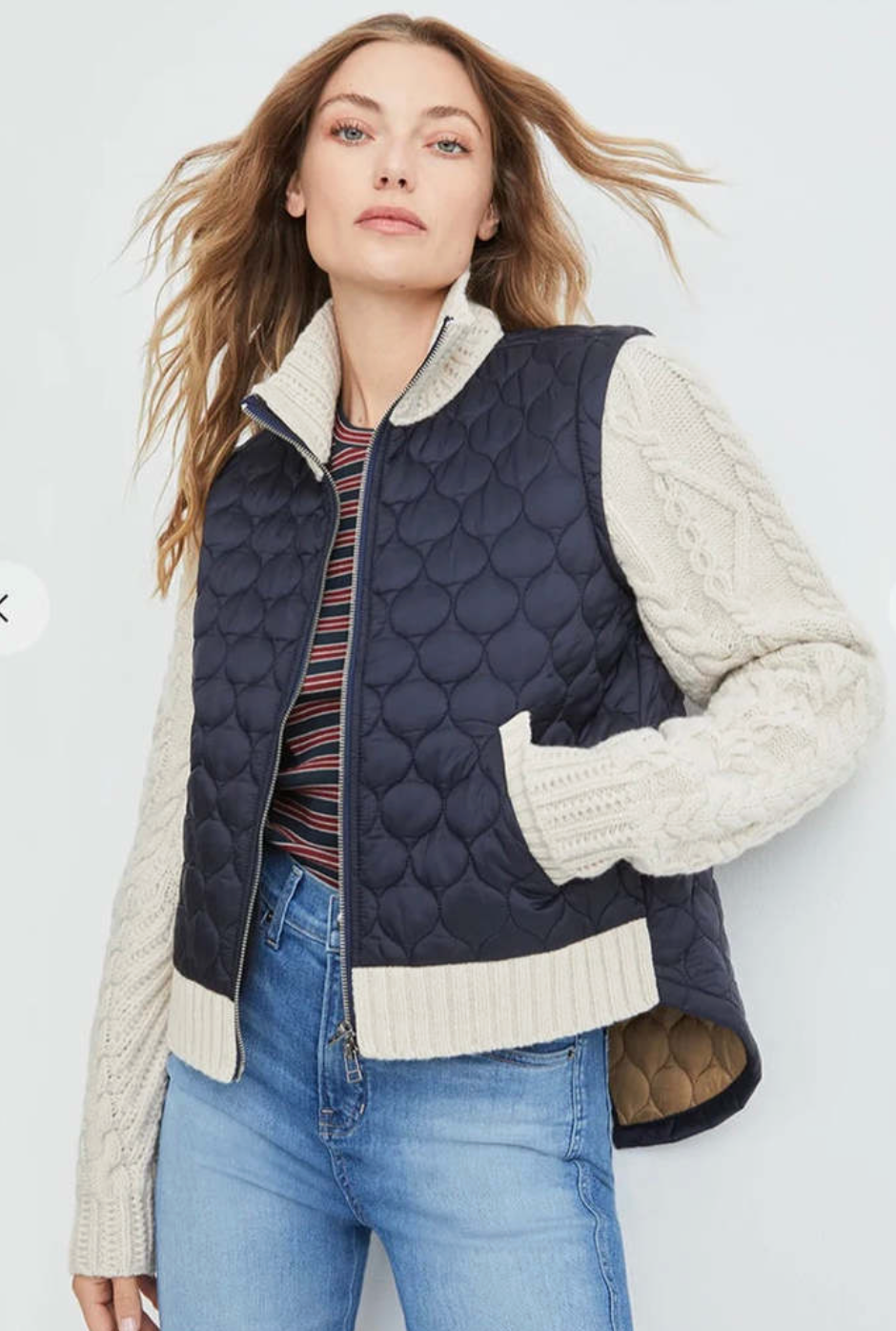 Veronica Beard Patra Mixed Media Jacket size XL