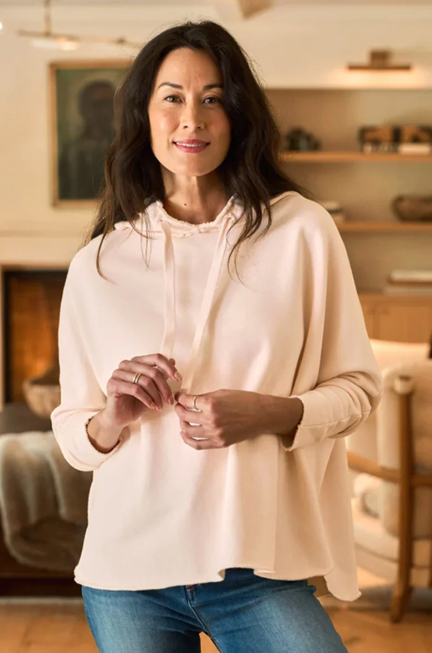 Frank and Eileen Kane Capelet Hoodie in Vintage Rose