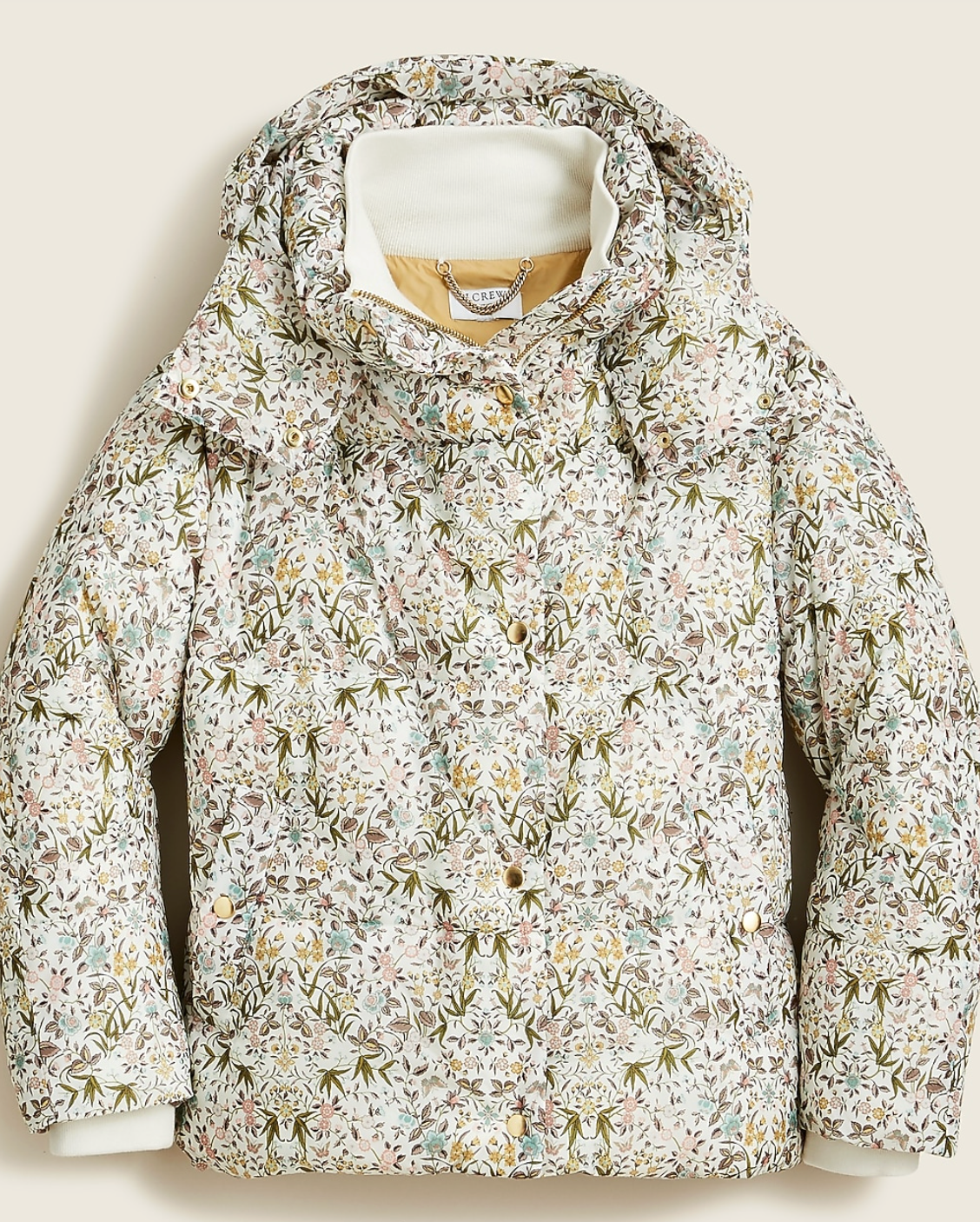 J. Crew Flurry Puffer Jacket with PrimaLoft in Liberty Tapestry Floral size XL