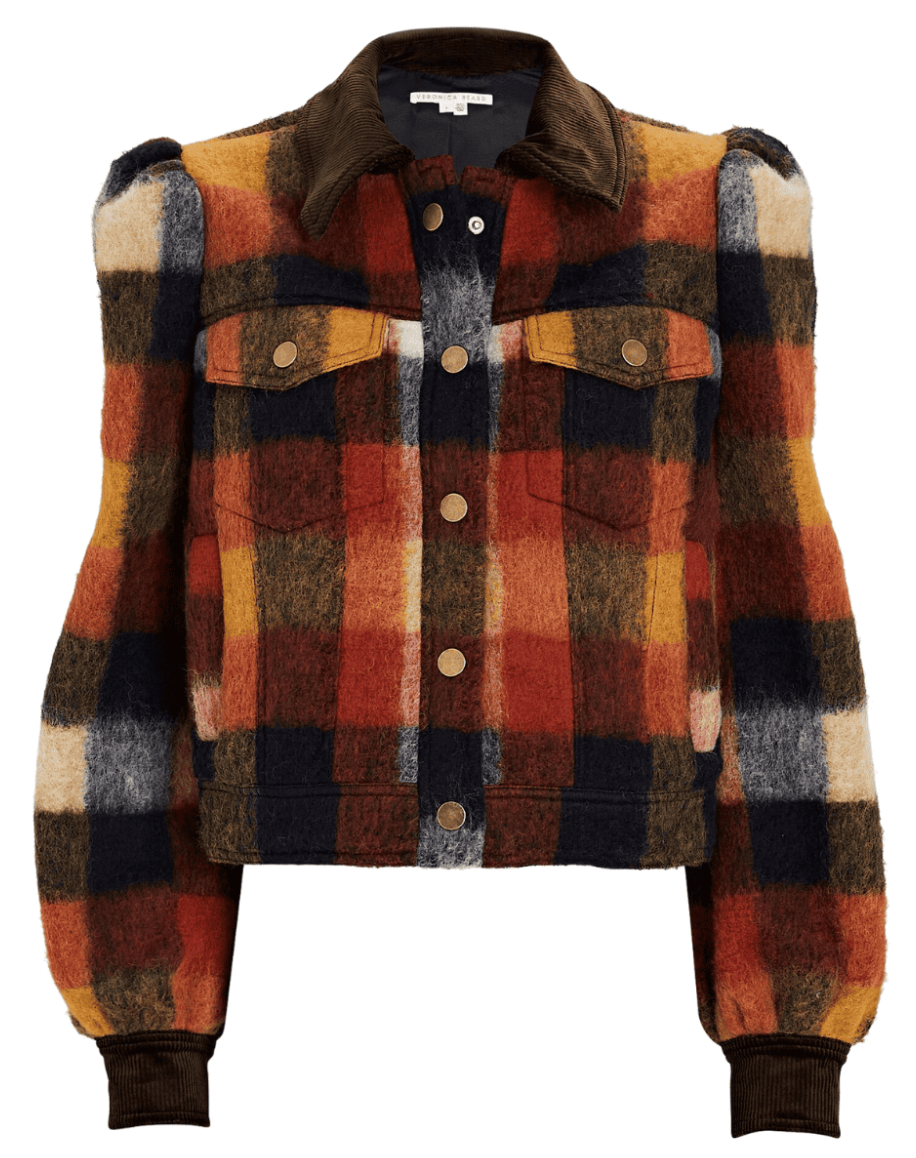 Veronica Beard Piana Plaid Jacket size 2