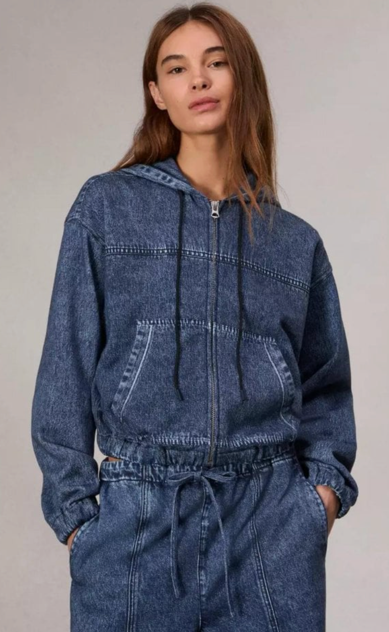 Rag and Bone Miramar Fleece Jacket Hoodie size XS