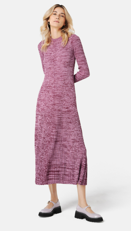 COS Heathered Midi Knit Dress size XS