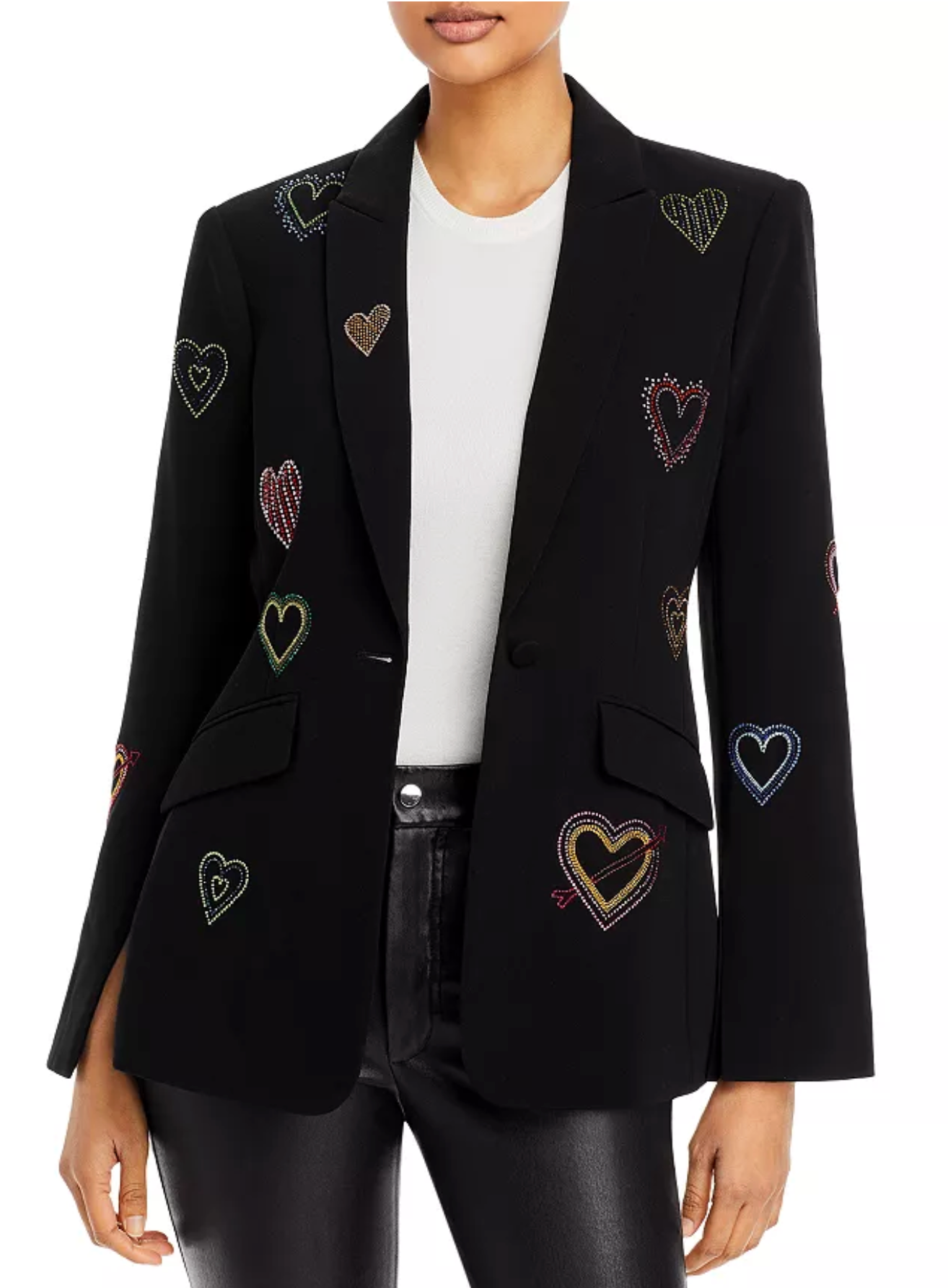 Cinq a Sept Heart Cheyenne Embellished Blazer size 8