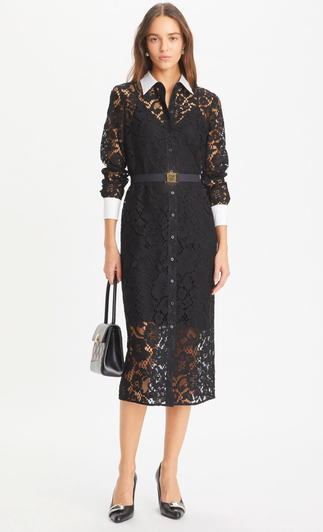 Tory Burch Lace Shirt Dress size 12
