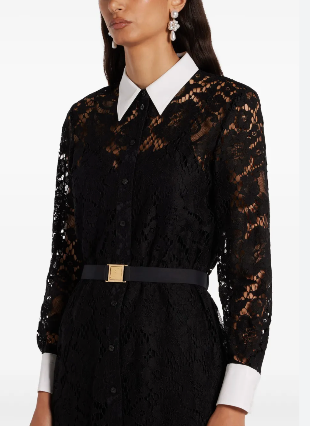 Tory Burch Lace Shirt Dress size 12