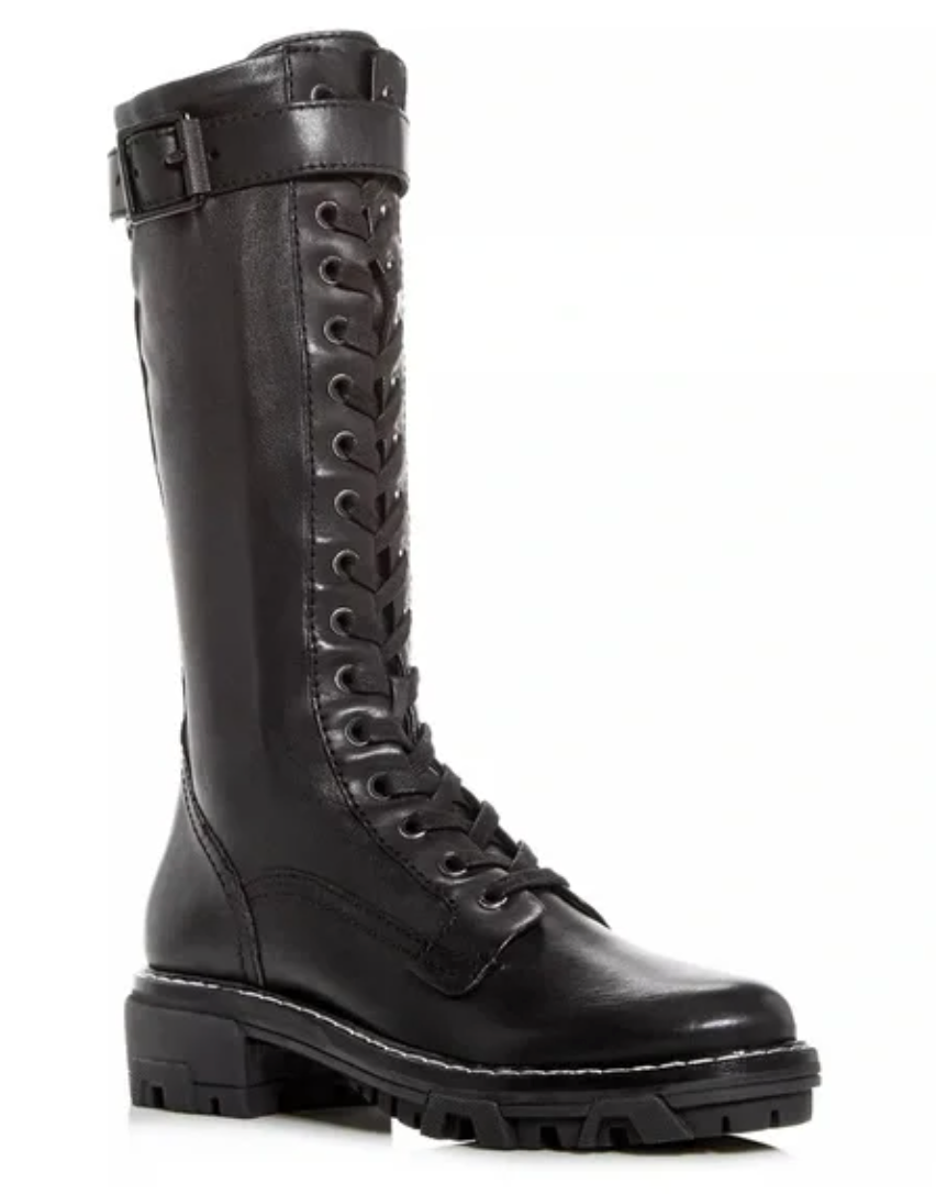 Rag and Bone Shiloh Tall Combat Boots size 38.5
