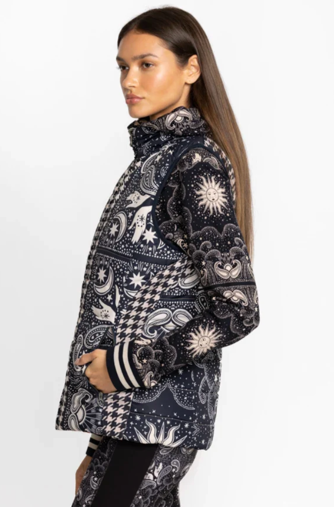 Johnny Was Sasha Puffer Vest Reversible size XS