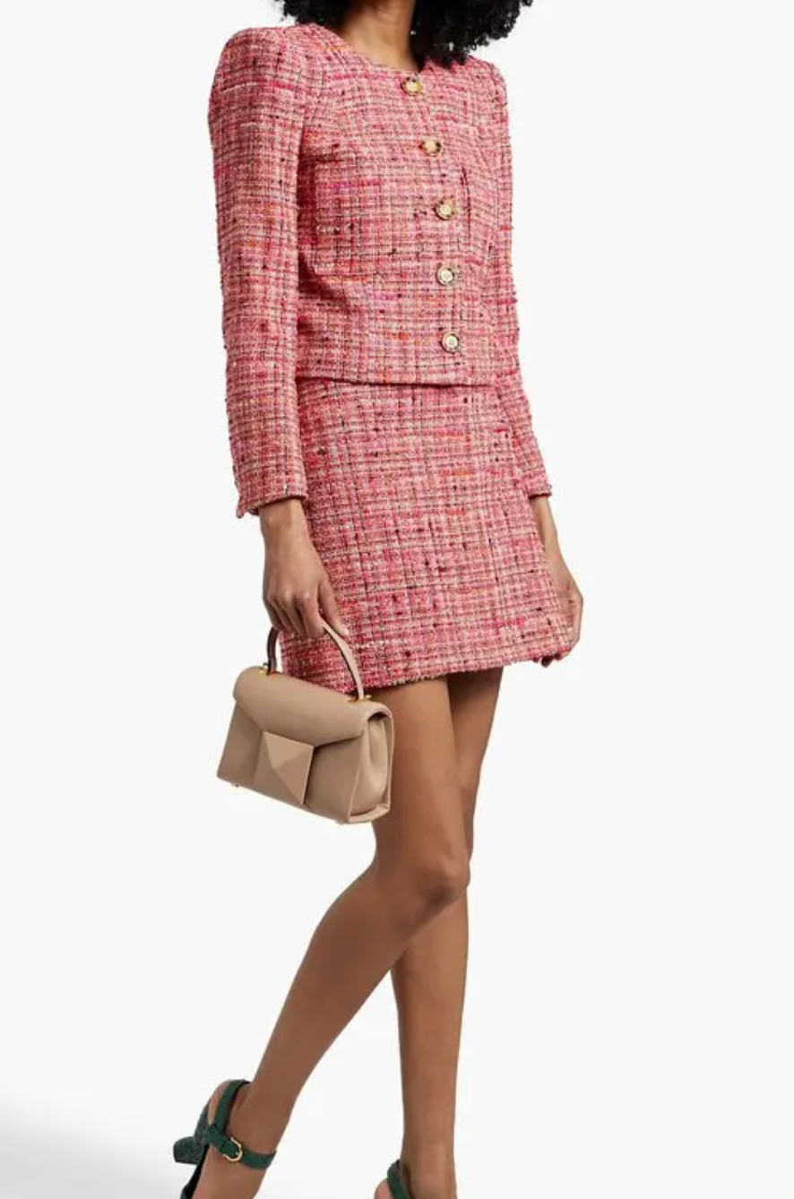 Veronica Beard Lars Metallic Tweed Jacket size 2