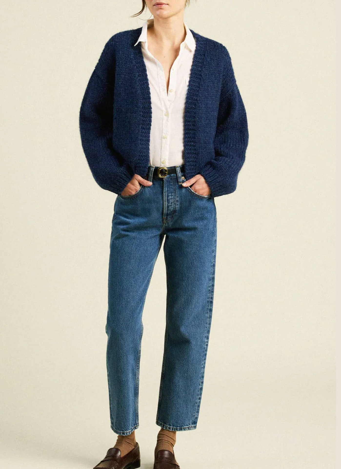 Trovata Birds of Paradis Arlowe Navy Cardigan