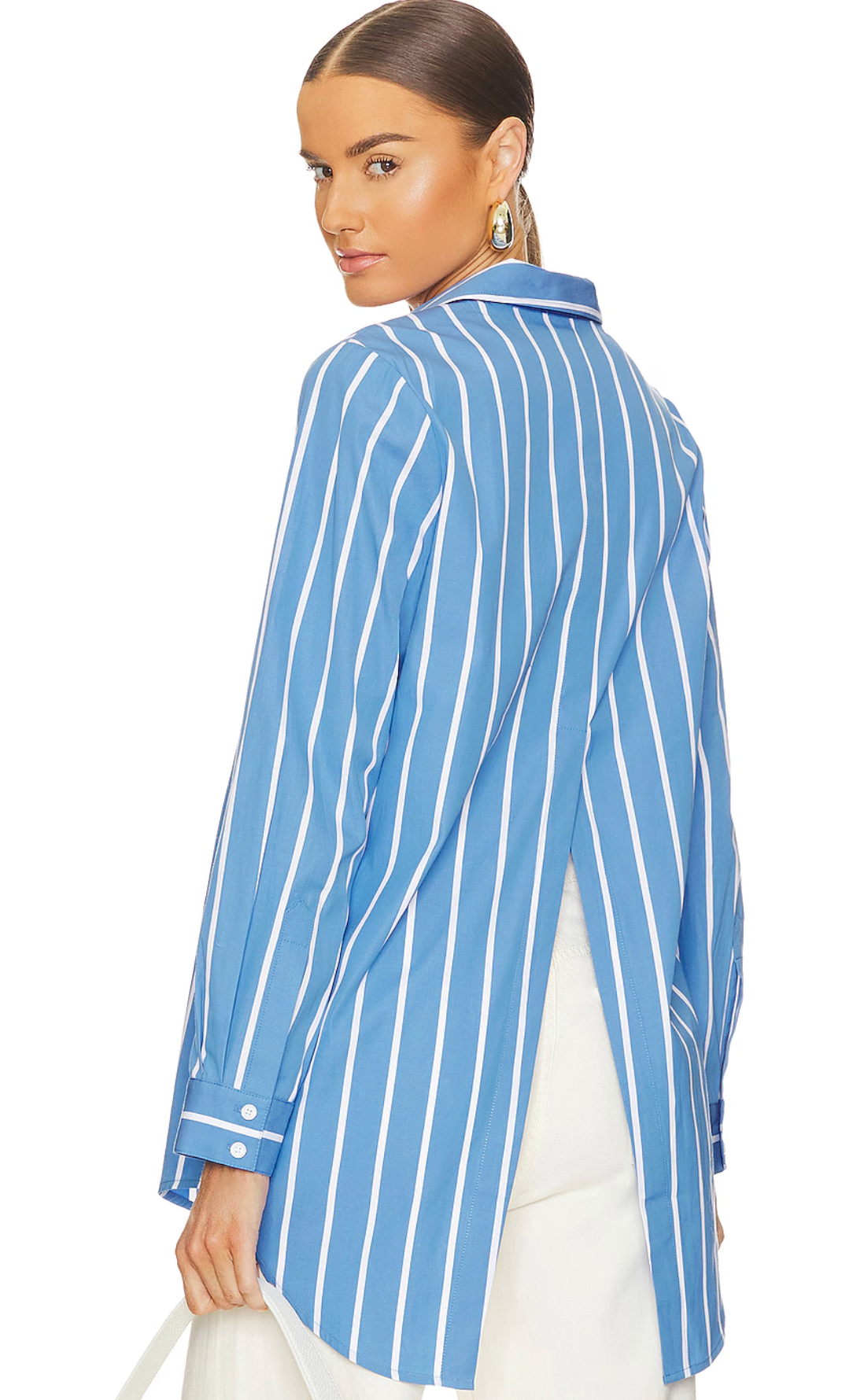 L'Agence Layla Tunic Blouse with Vent size S