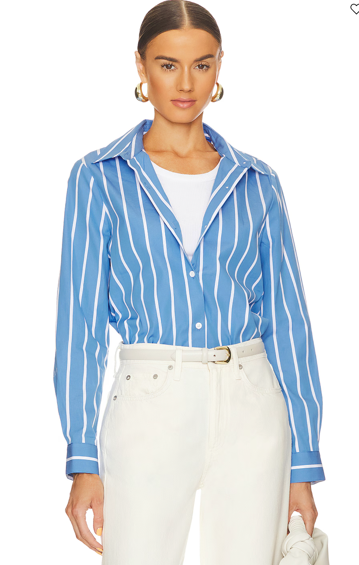 L'Agence Layla Tunic Blouse with Vent size S