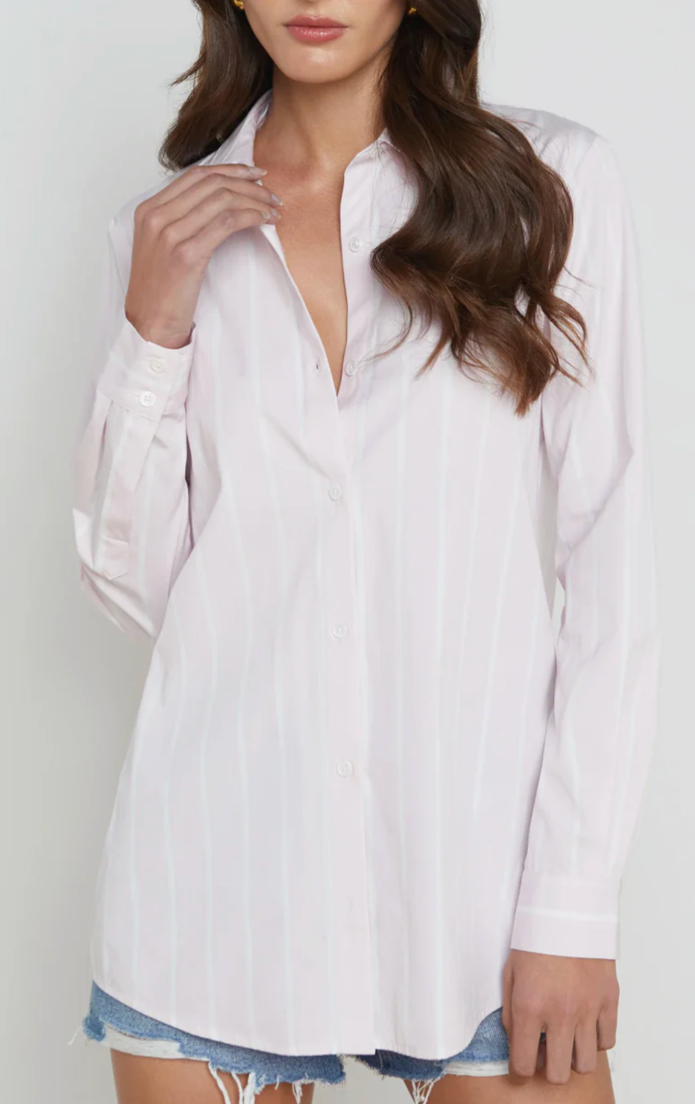 L'Agence Layla Tunic Blouse with Vent size S