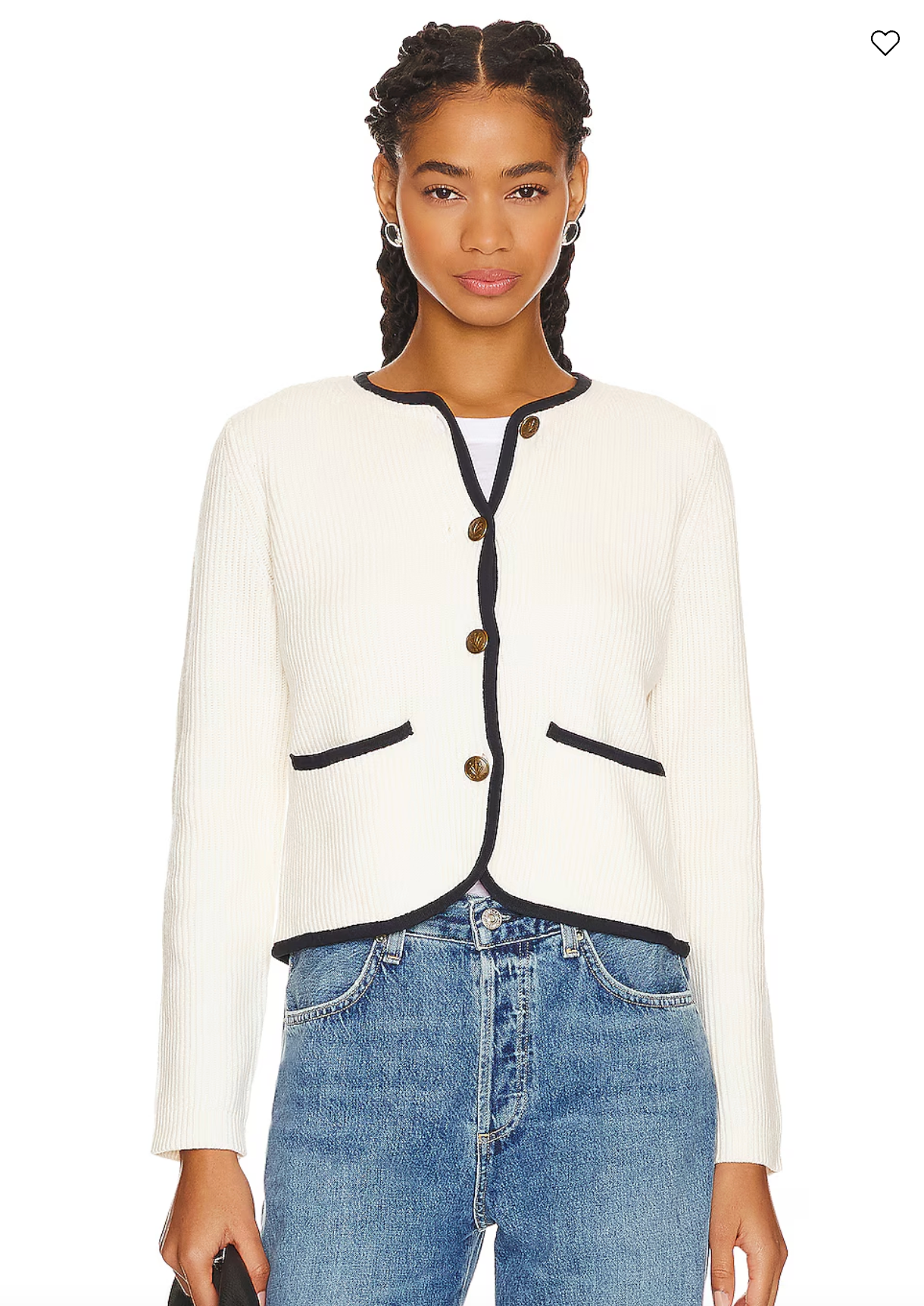 Rag and Bone Nancy Cardigan in Ivory size XS
