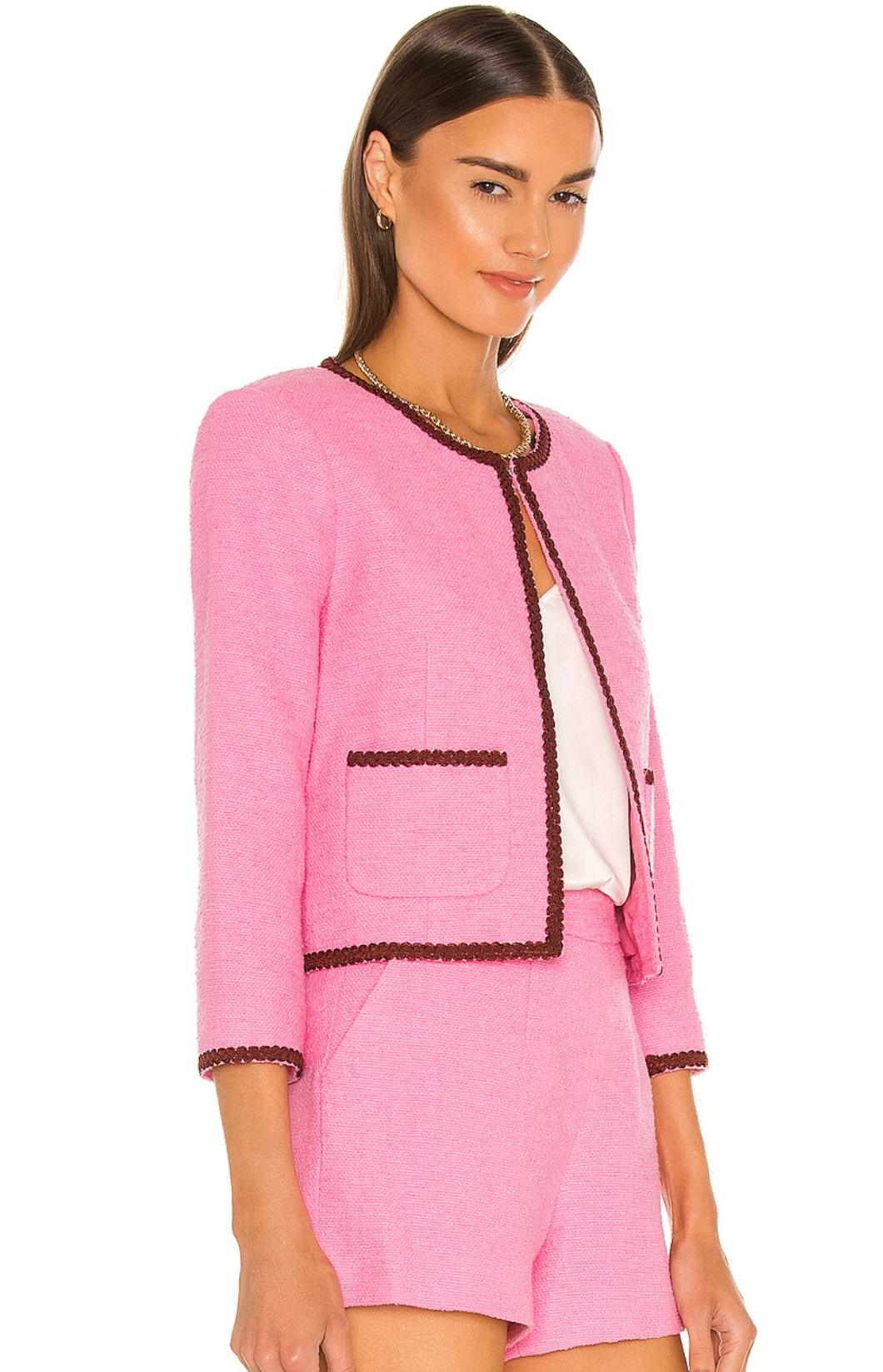 L'Agence Alexandria Cropped Jacket size 2