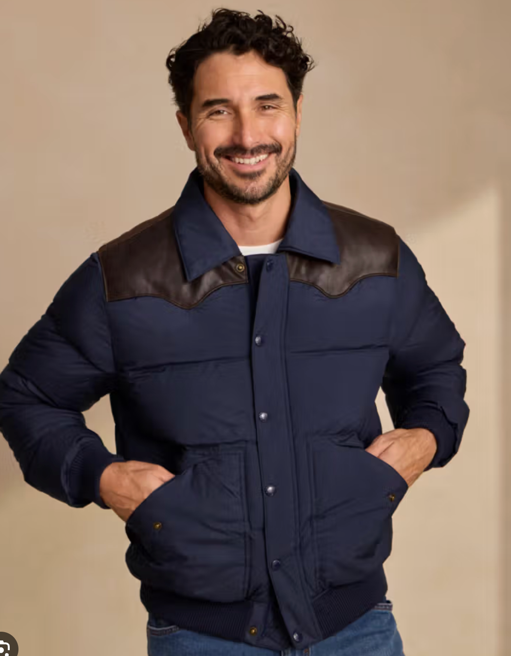 Tecovas Recycled Down Puffer Jacket size M men's