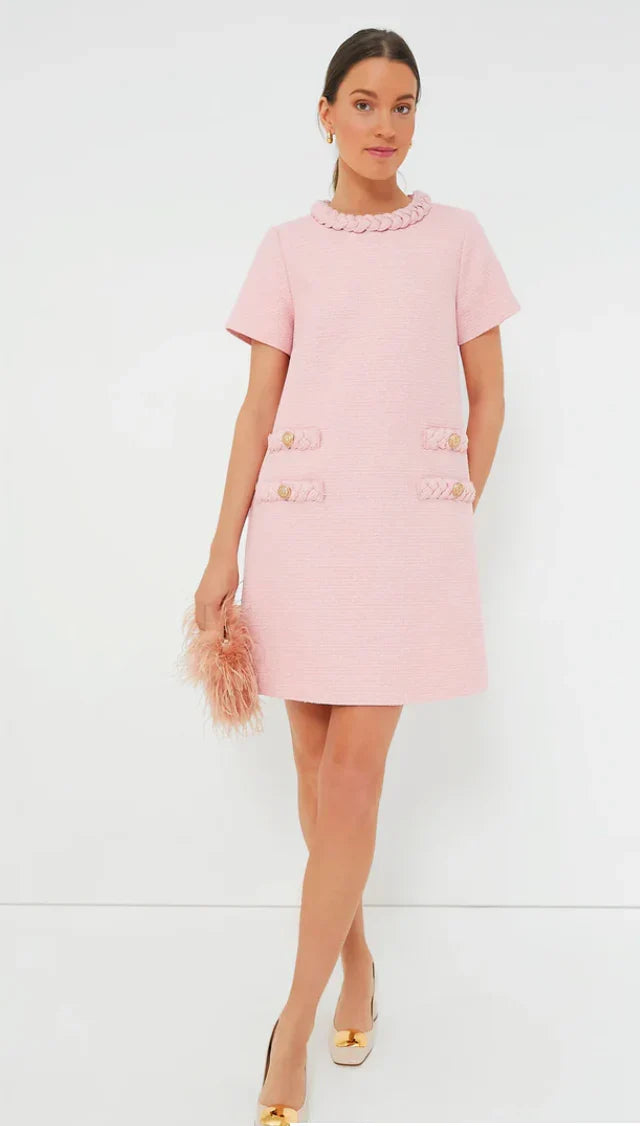 Tuckernuck Tweed Pink Jackie Dress size L