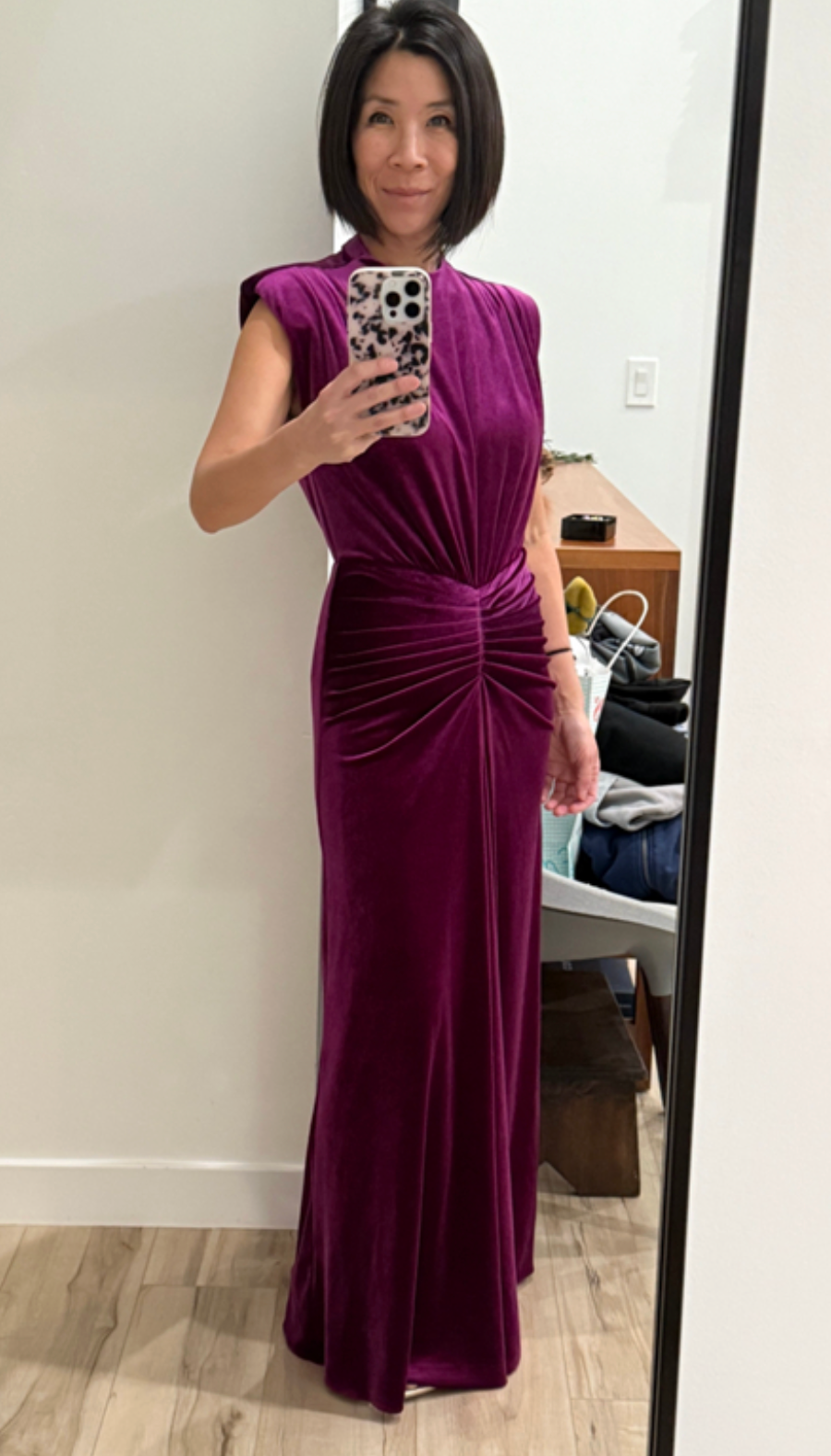 Saylor Al Velvet Dress size S