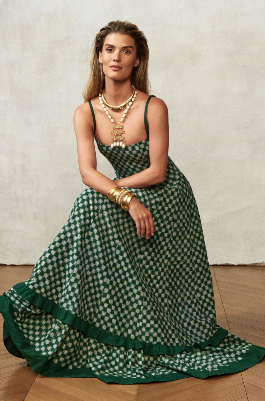 De Castro Checkered Dress size S