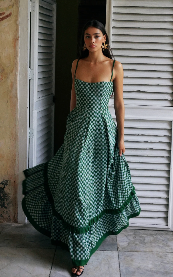 De Castro Checkered Dress size S