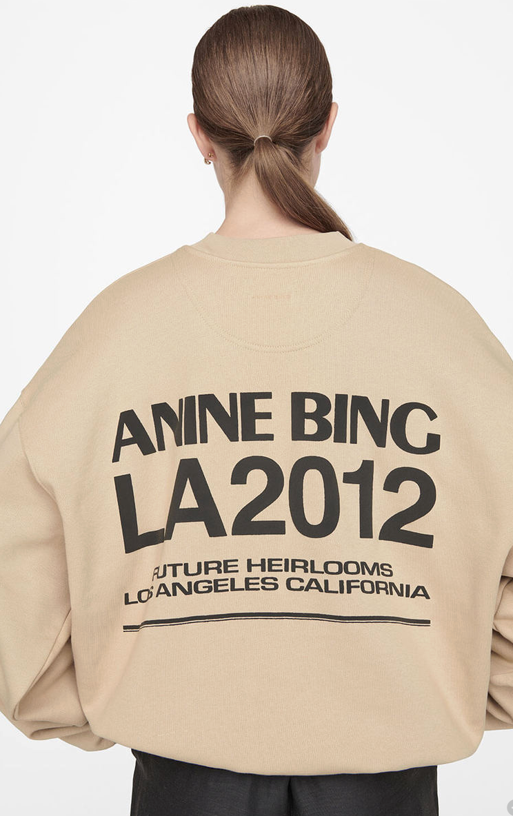 Anine Bing Jaci Sweatshirt size S