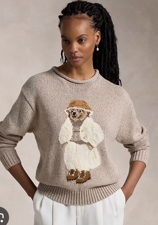 Polo Ralph Lauren Bear Sweater size S