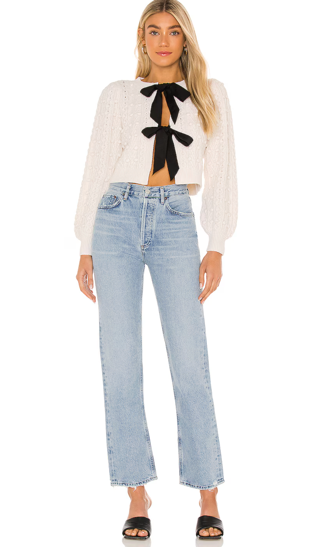 Alice and Olivia Kitty Bows Cardigan size S