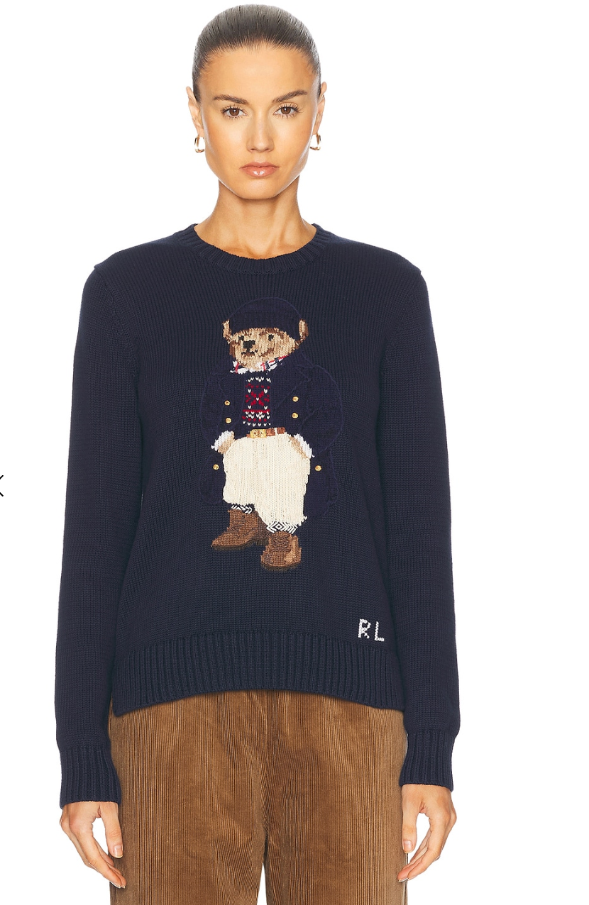 Polo Ralph Lauren Bear Sweater size S